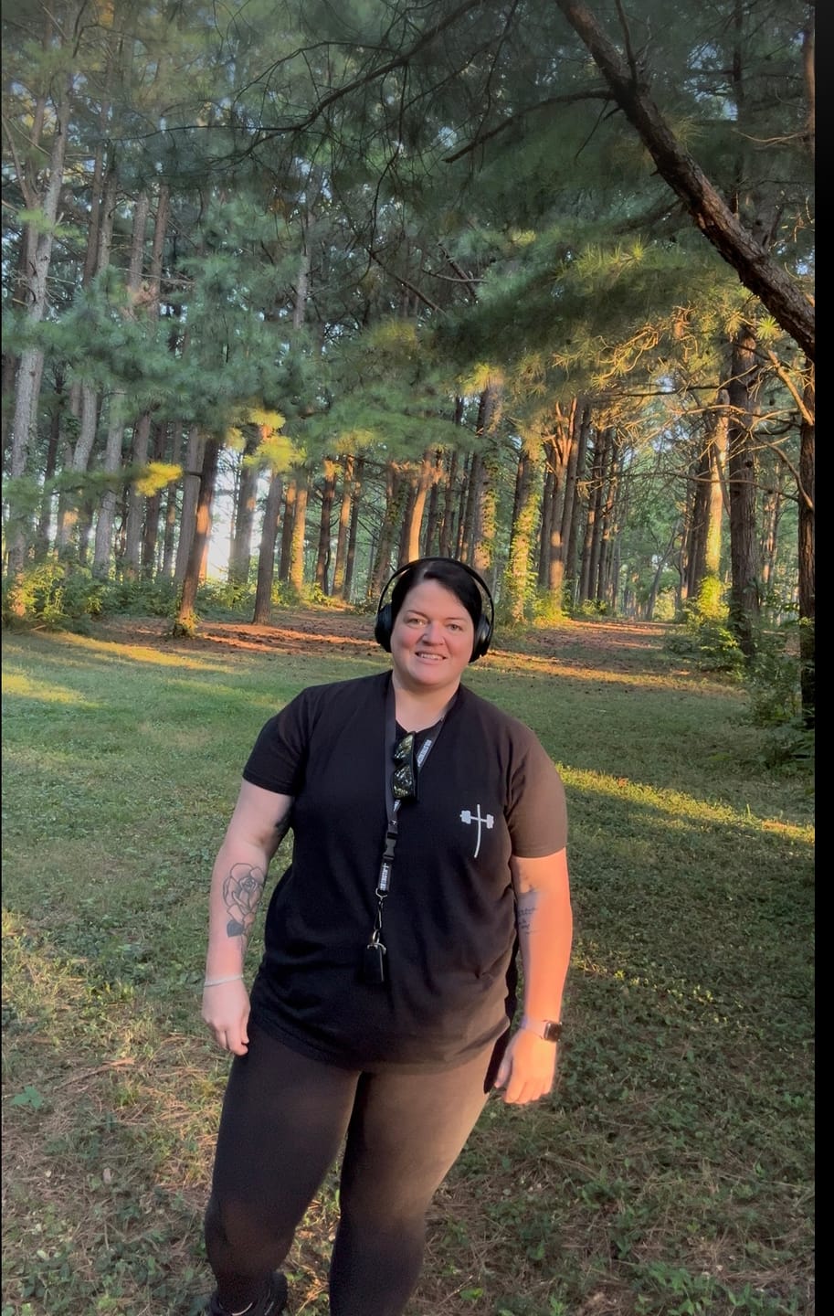 Customer photo review of Original Fitted Performance Tee