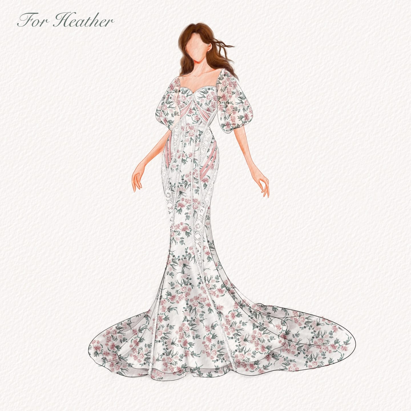 Customer photo review of Gown Sketch