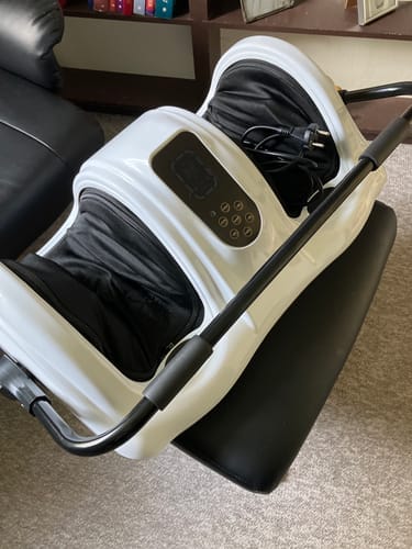 Customer photo review of Fot- og leggmassasjeapparat med fjernkontroll