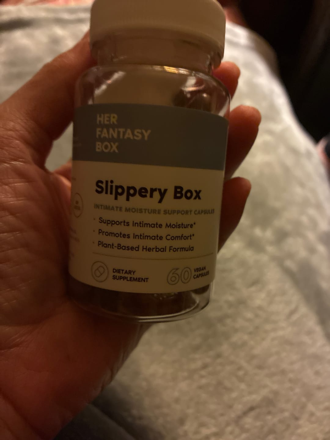 Customer photo review of Slippery Box - Slippery Elm Bark Vaginal Moisturizer Capsule - 3 pk