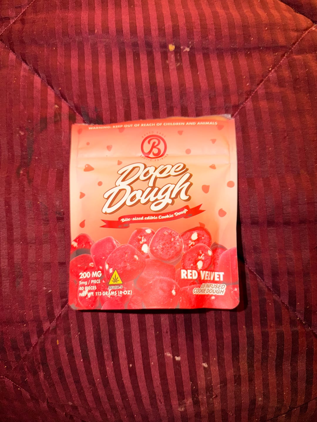 Customer photo review of DOPE DOUGH - RED VELVET
