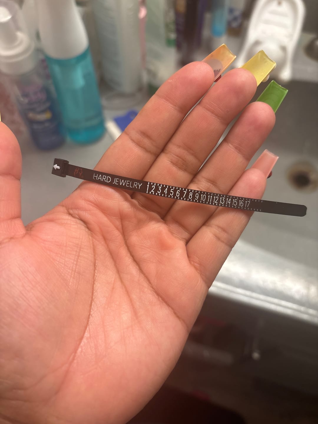 Customer photo review of FREE RING SIZER