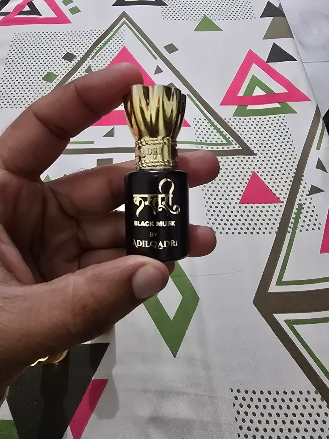 Customer photo review of Kasturi Musk Attar Perfume 5.5 ML