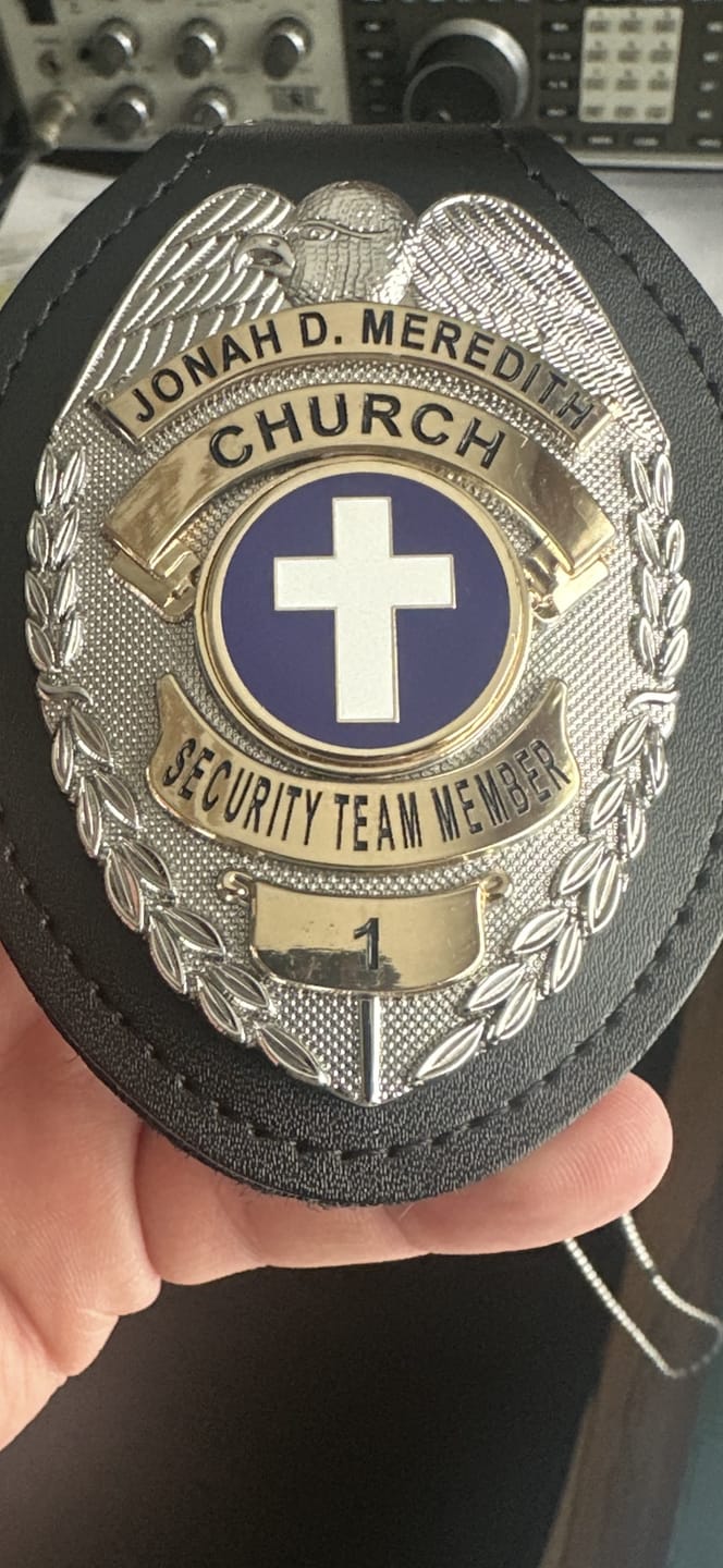 Customer photo review of Customizable Badge MA30