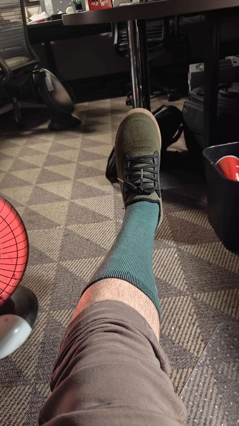 Customer photo review of Crew Socks