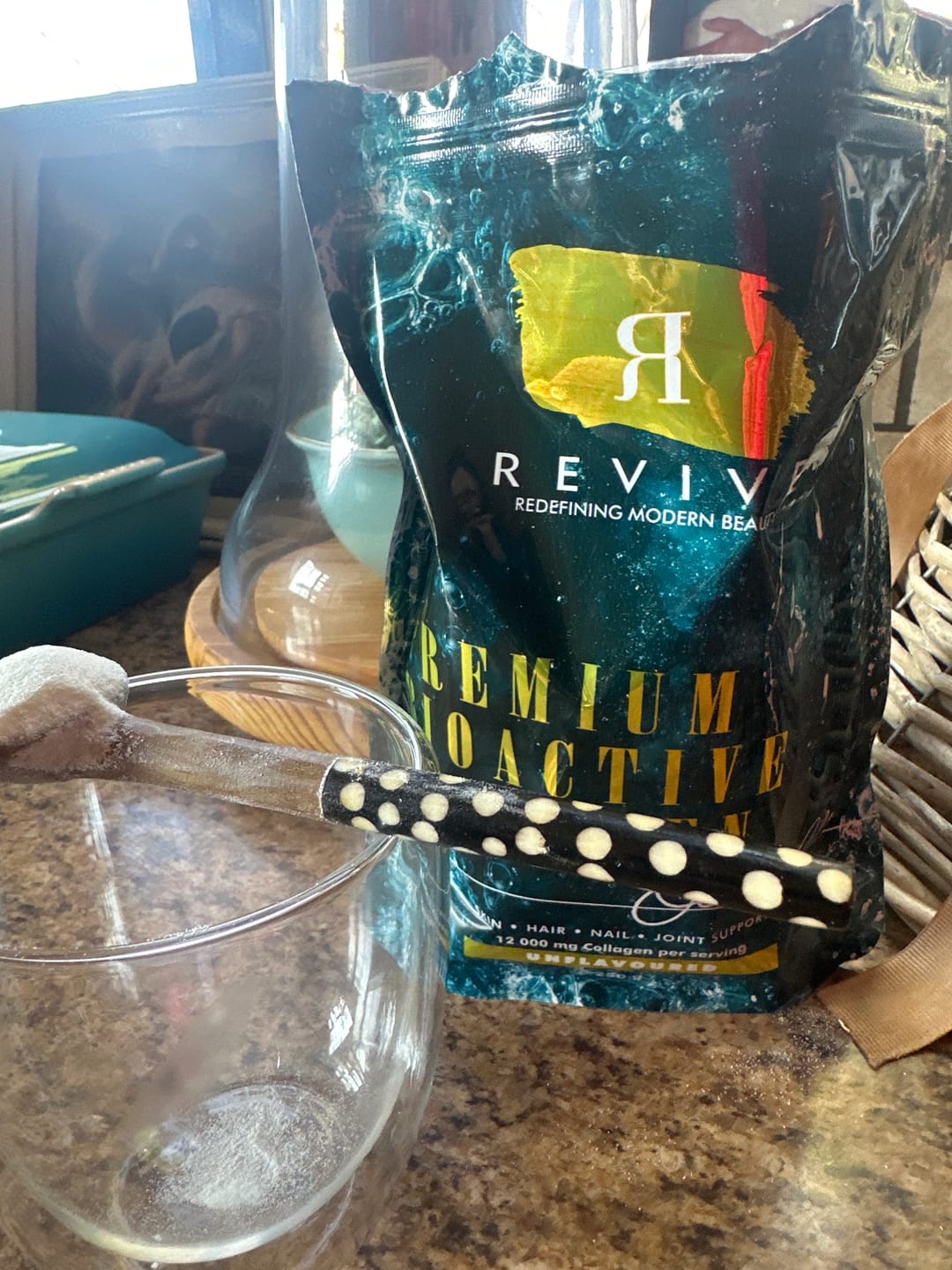 Customer photo review of OCEANGLO – NATURAL MARINE COLLAGEN (DUO PACK) - Type 1 Bioactive Collagen Peptides