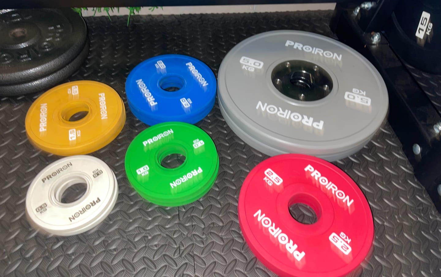 Customer photo review of Discos Olimpicos Fraccionales (Par)