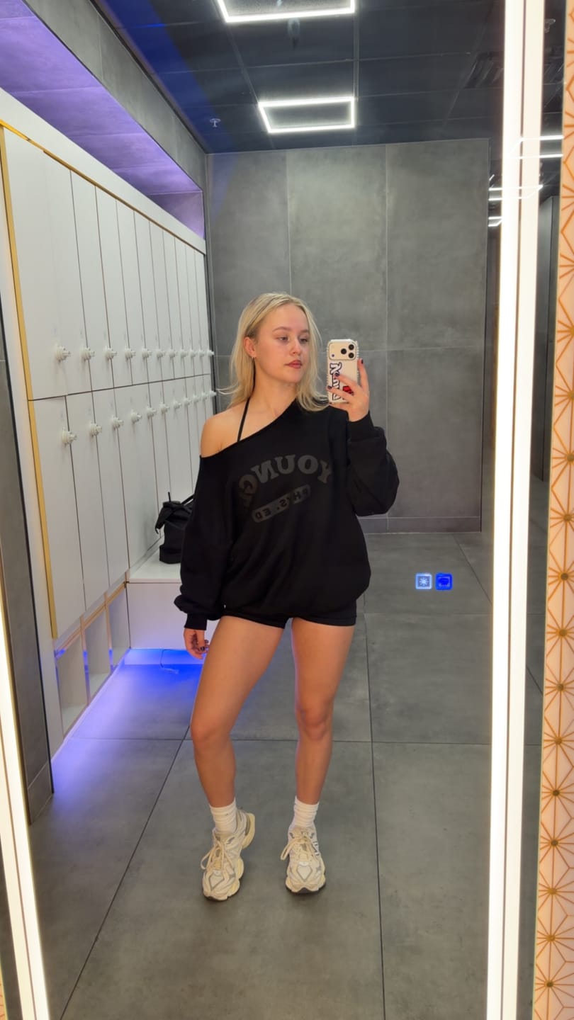 Customer photo review of W5198 - P.E. Crewneck
