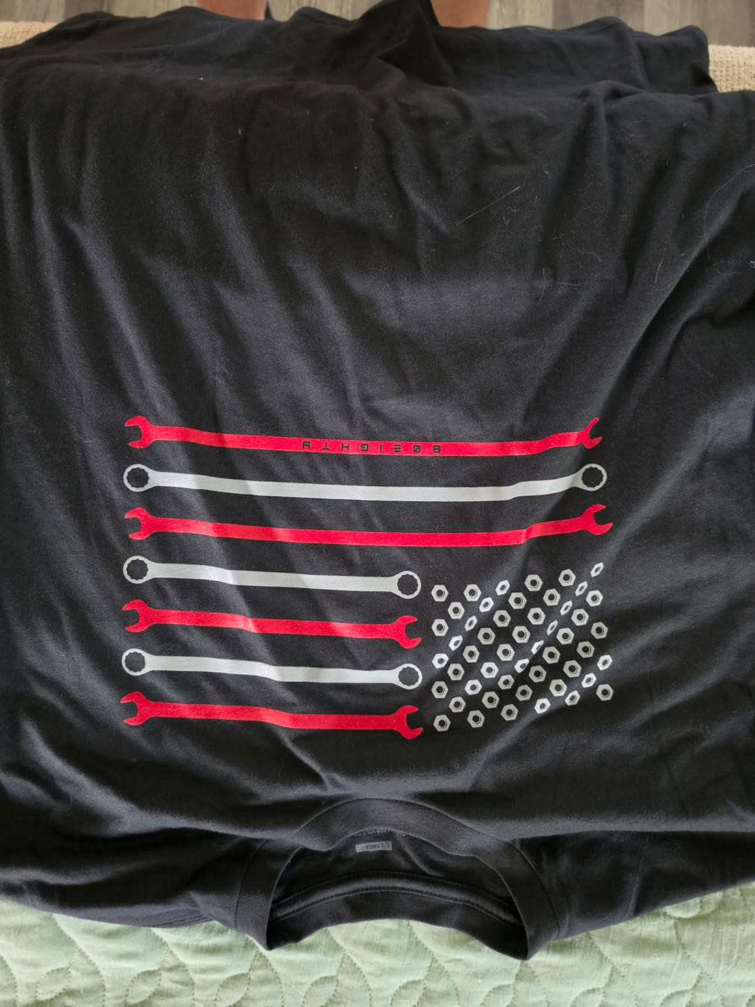 Customer photo review of 80Eighty® Wrench Flag Shirt