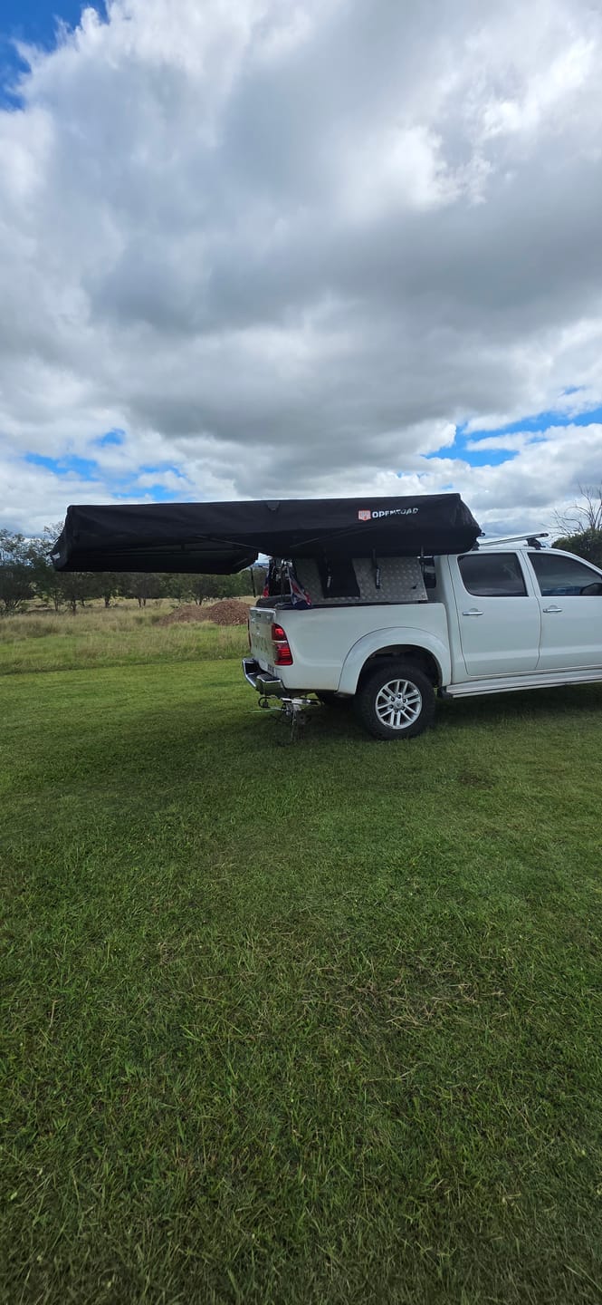 Customer photo review of OPENROAD  270 Free Standing Awning for Camping