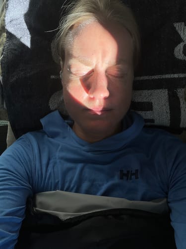 Customer photo review of Infrarødt Saunateppe 2-soner