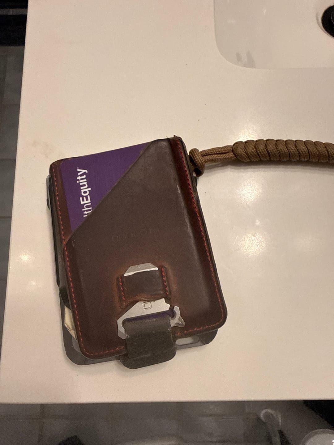 Customer photo review of M1 Maverick™ Bifold Wallet - 4 Pocket Bifold Leather