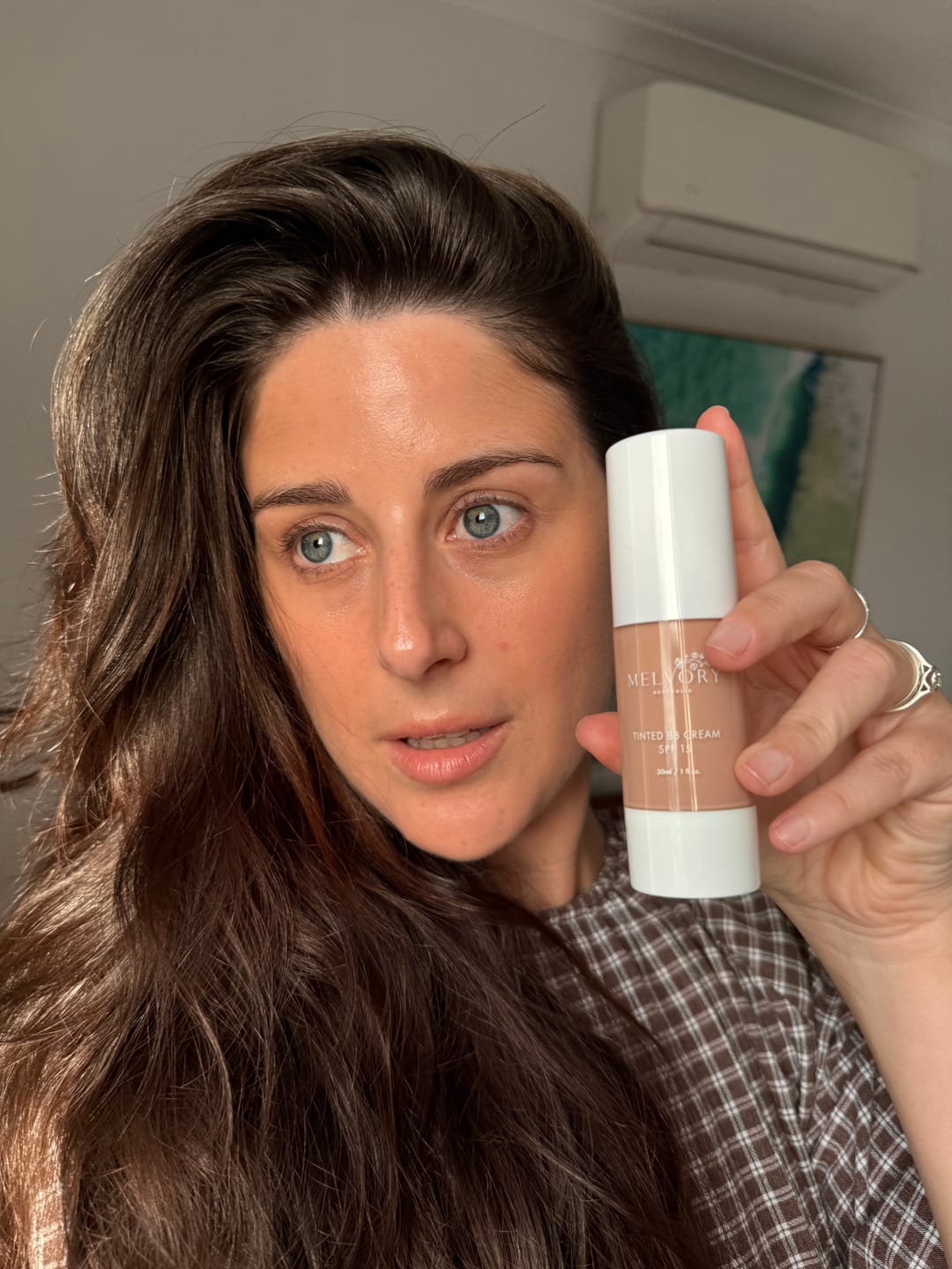 Customer photo review of Tinted BB Cream SPF 15