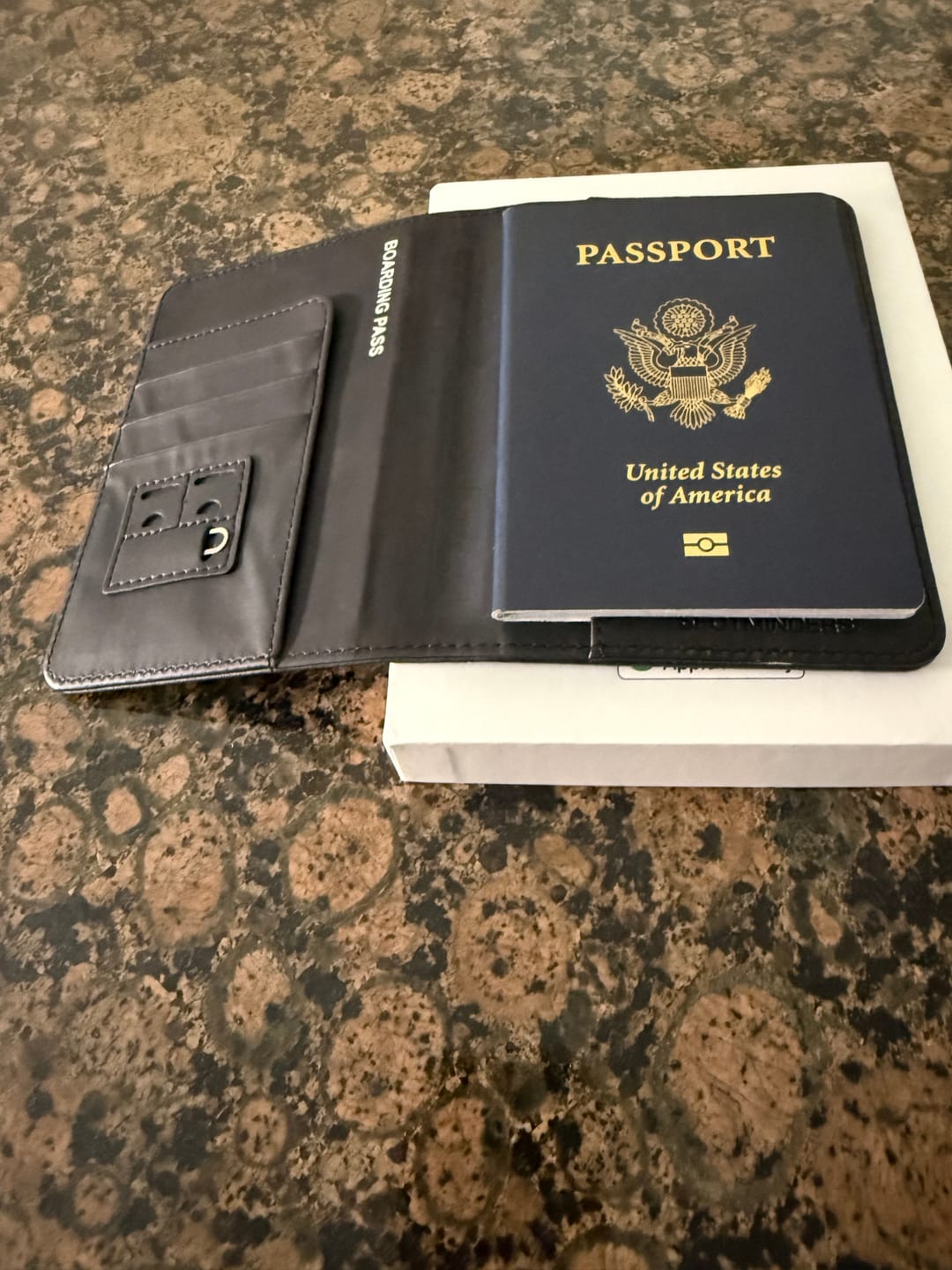 Customer photo review of Trackable Passport Cover