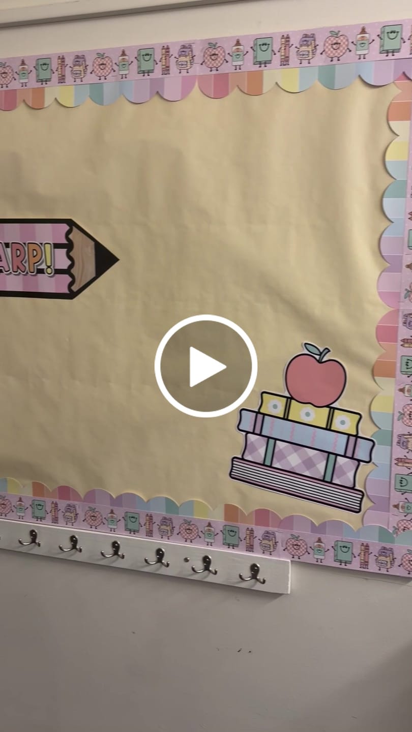 Customer video review of Welcome Back Bulletin Board Set | A Year In Pastel