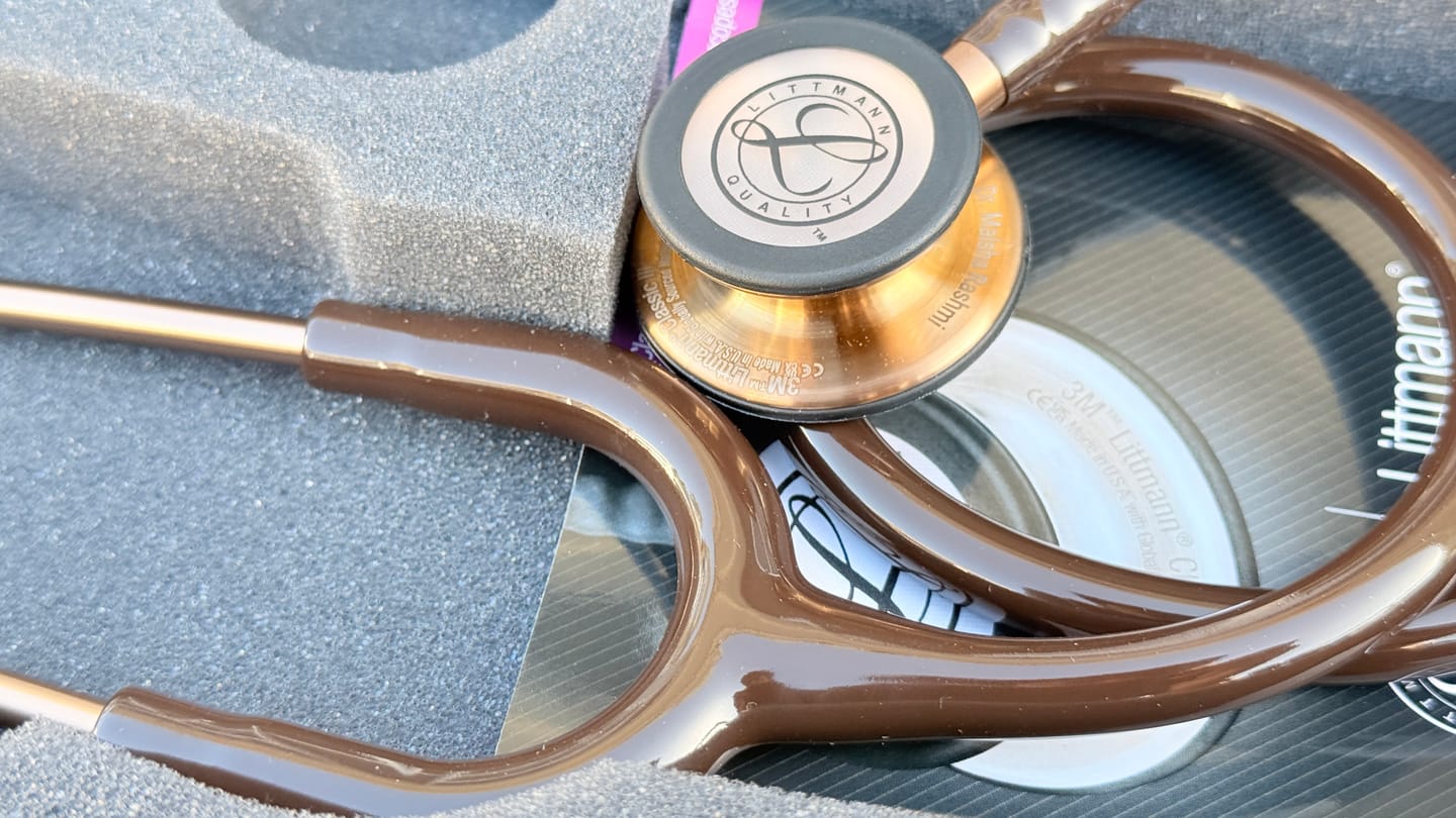 Customer photo review of Littmann Classic III  Stethoscope: Chocolate & Copper 5809