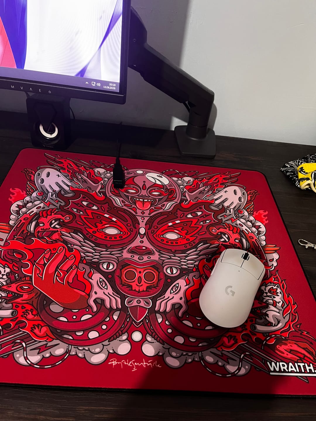 Customer photo review of Wraith Spirit of Aim Mousepad