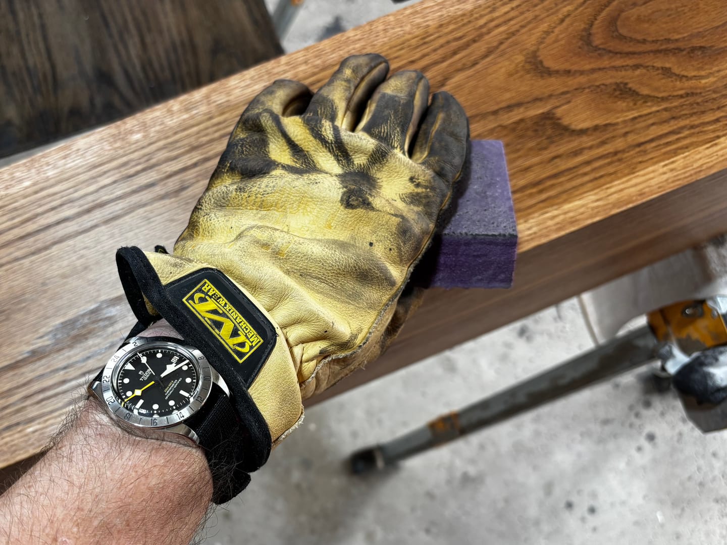 Customer photo review of Glomar Explorer - Hook And Loop Watch Strap