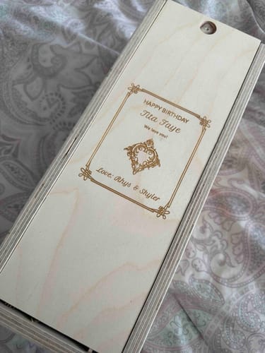 Customer photo review of Upload Your Own Label