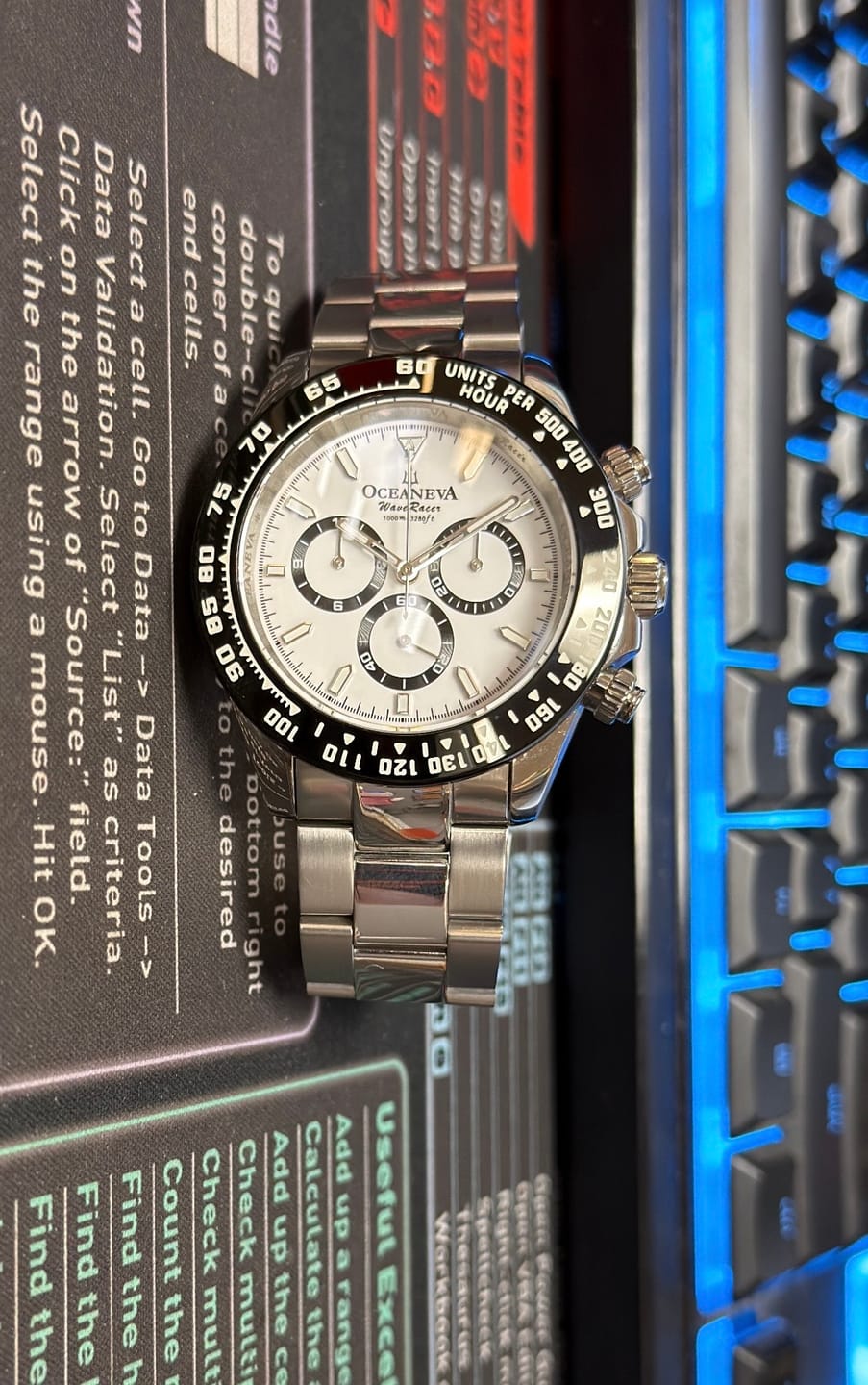Customer photo review of Bracelet stainless Steel, Polished Center Links