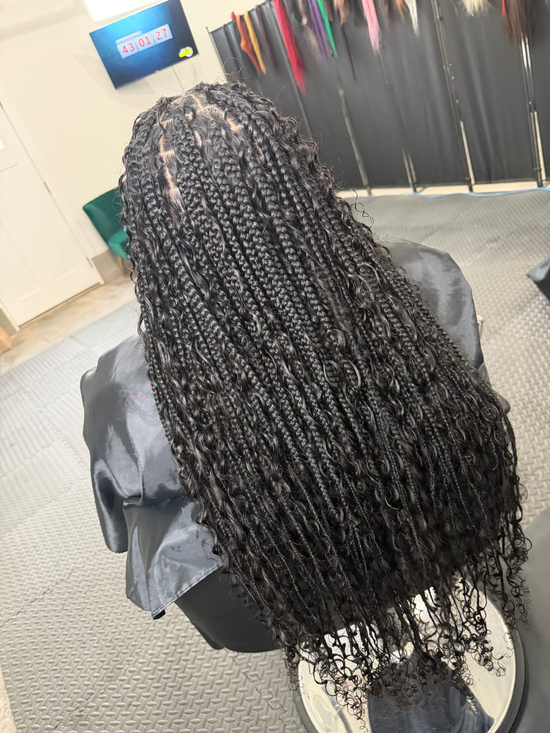 Customer photo review of Wholesale - Double Drawn Burmese Hair Bulk Braiding Hair (Price for 1 Bundle)