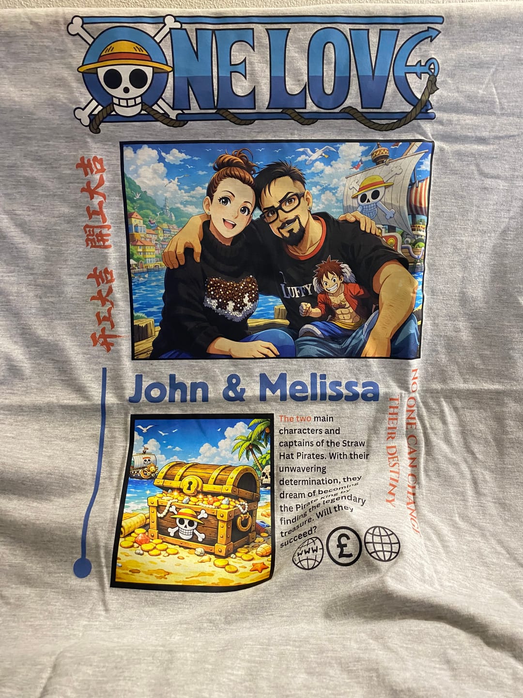Customer photo review of ONE LOVE - custom made (upload)