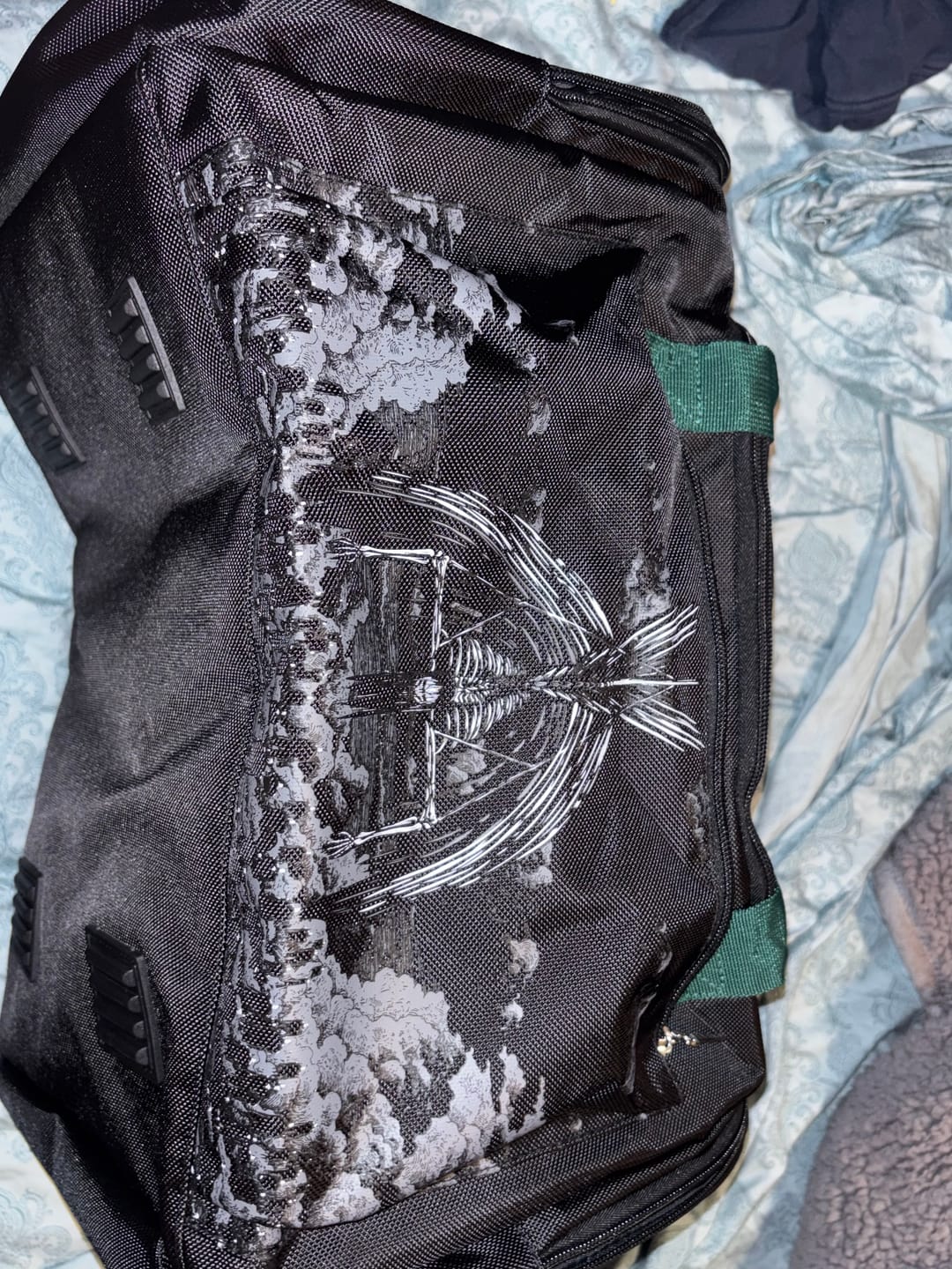 Customer photo review of Rumbling Duffel Bag