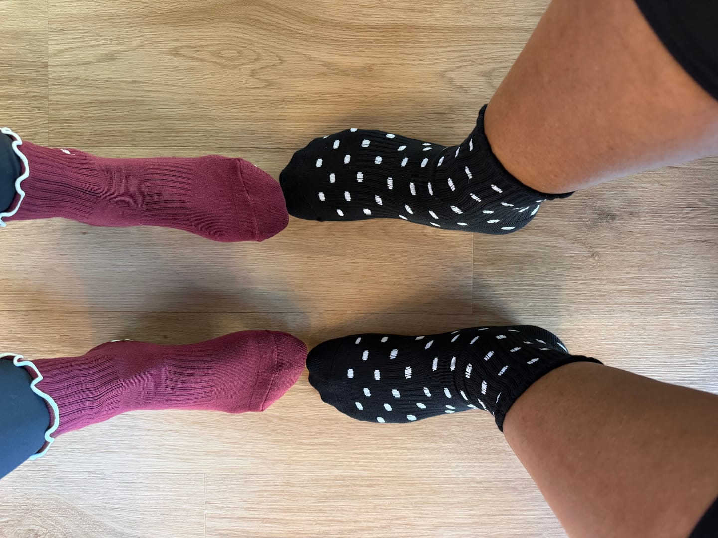 Customer photo review of Dual-direction™ Noir Polka Dots