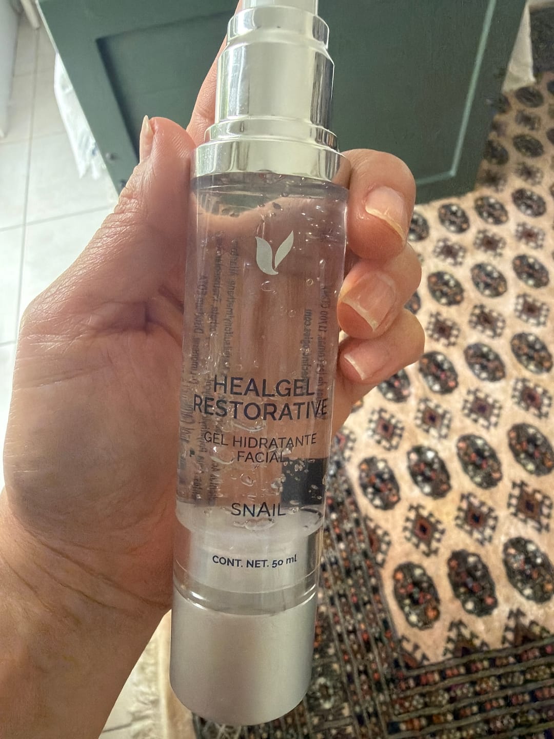 Customer photo review of Healgel Restorative: Gel Hidratante Facial