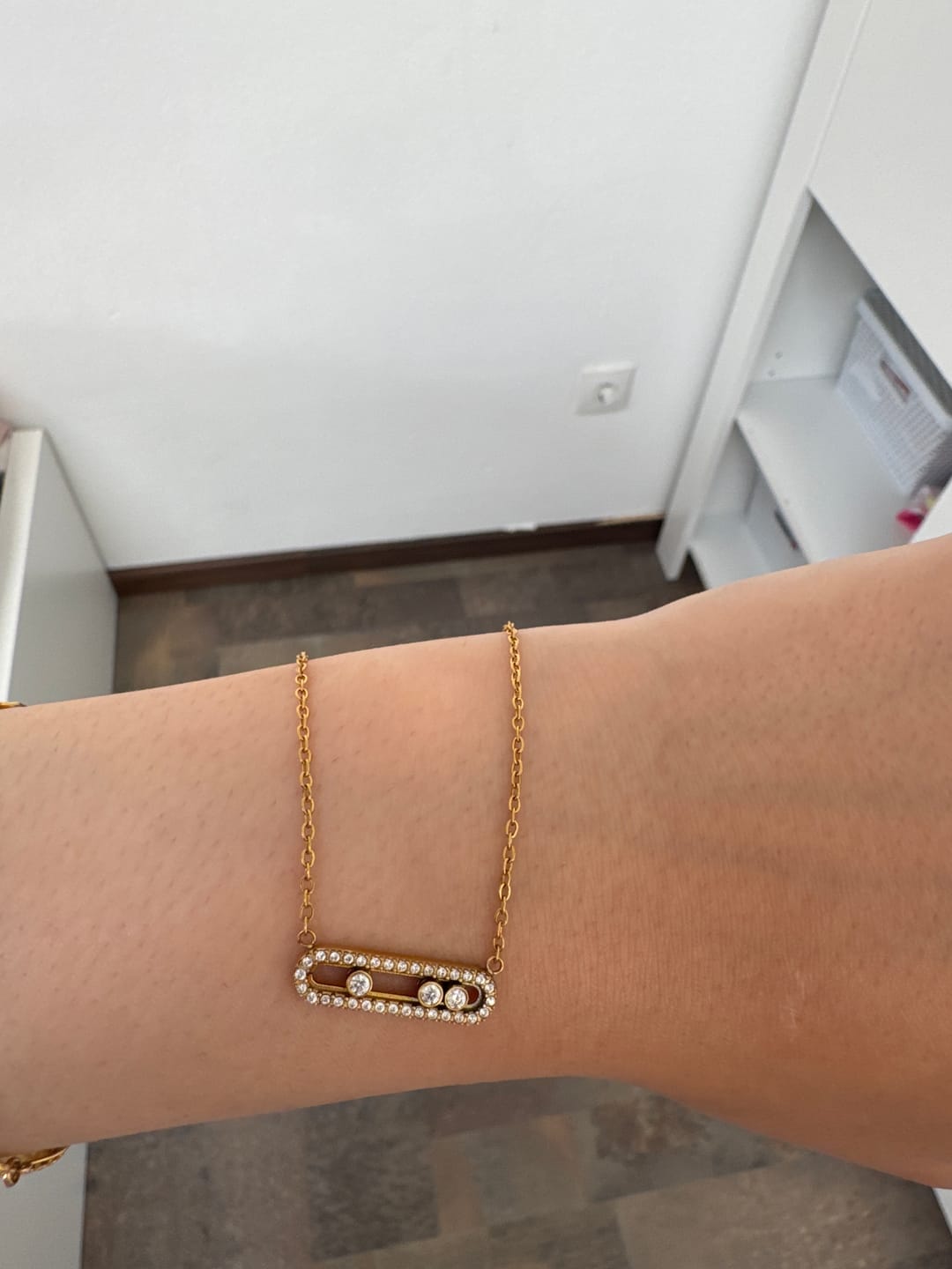 Customer photo review of Hi-Life Pave Soul Armband 18K Vergoldet