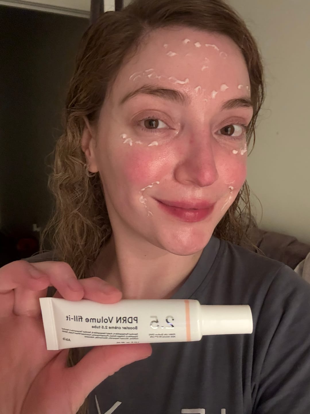 Customer photo review of PDRN Volume fill-it Booster crème 2.5 tube