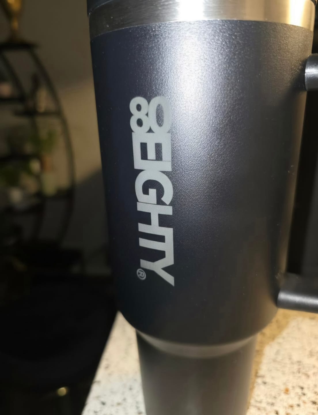 Customer photo review of 80Eighty® Black Tumbler
