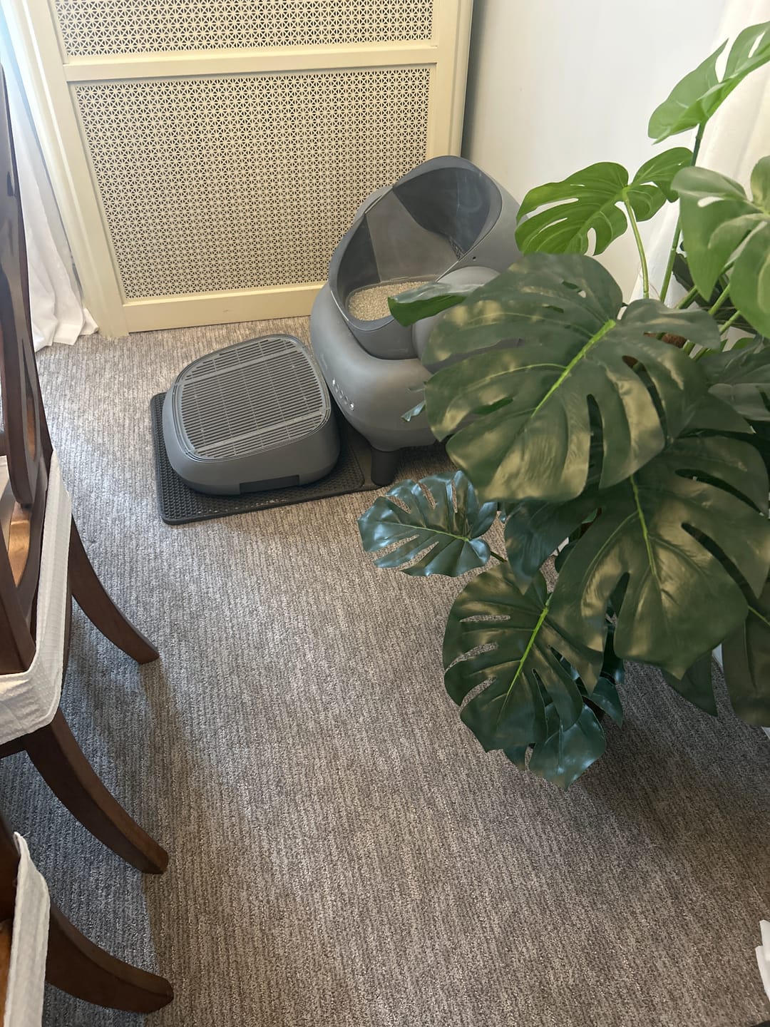 Customer photo review of Neakasa Cat Litter Ramp Step for M1 and More