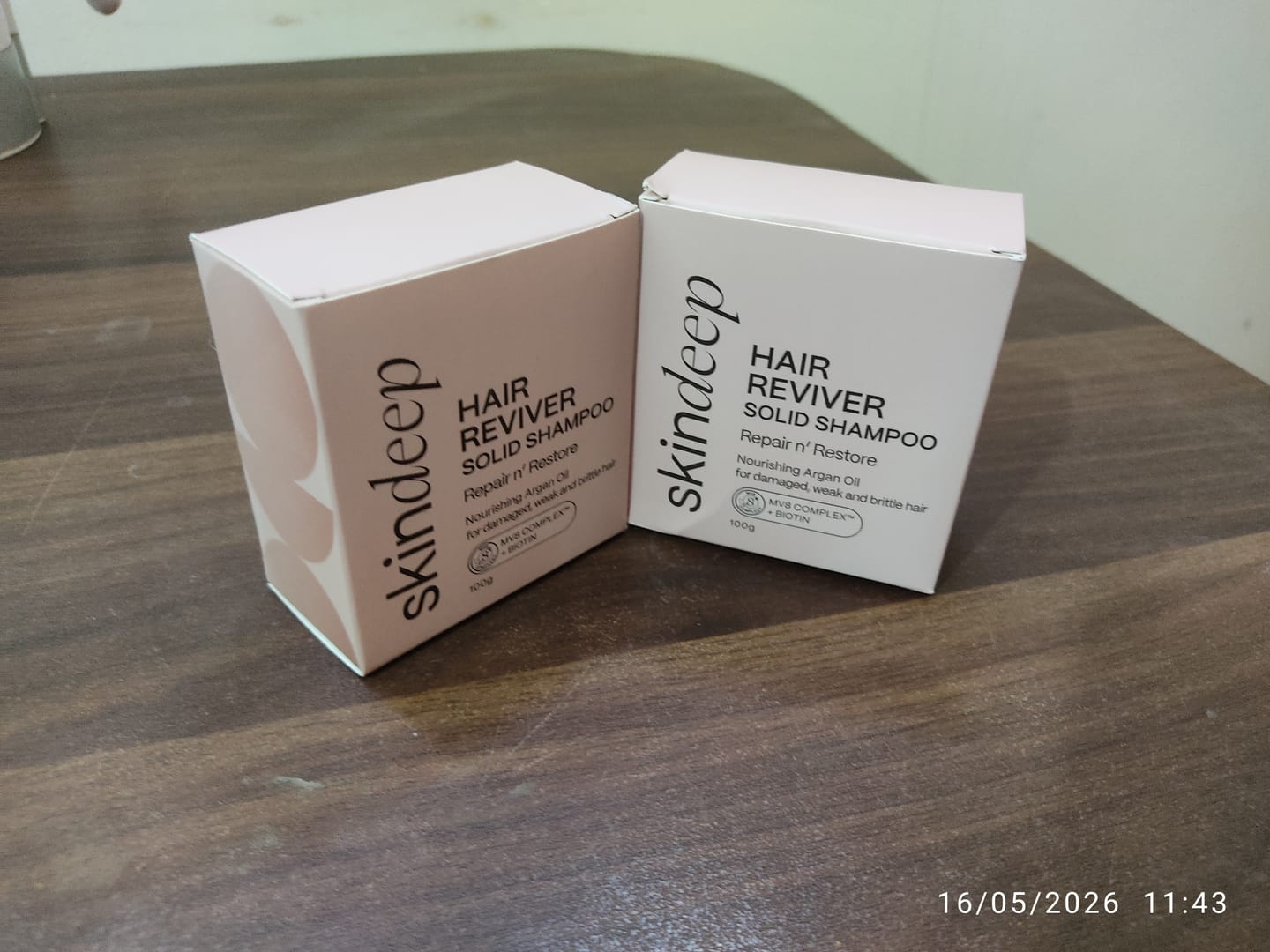 Customer photo review of HAIR REVIVER - Argan Oil Solid Shampoo