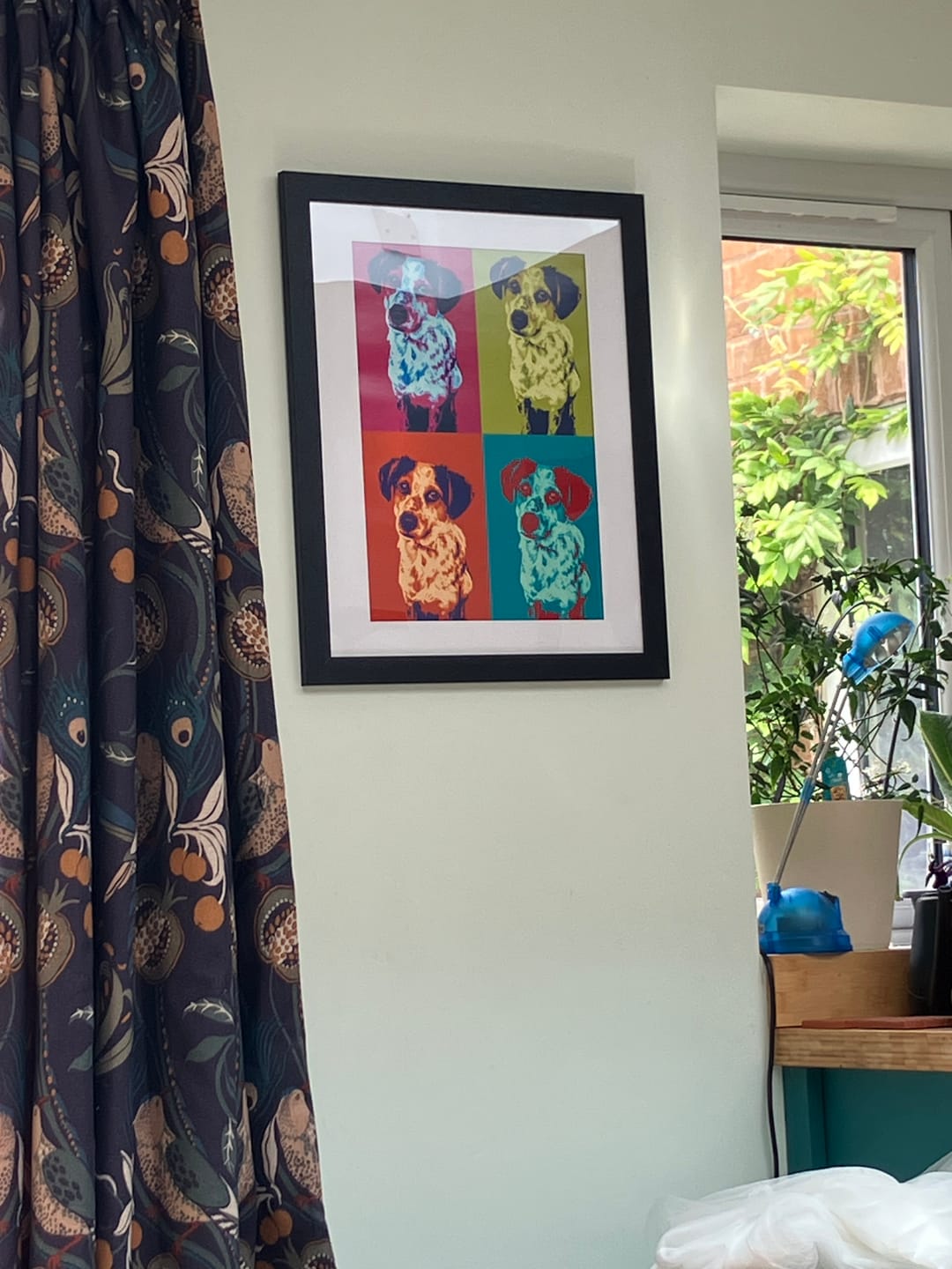 Customer photo review of Personalised Poster With Dog or Cat - Colour Squares