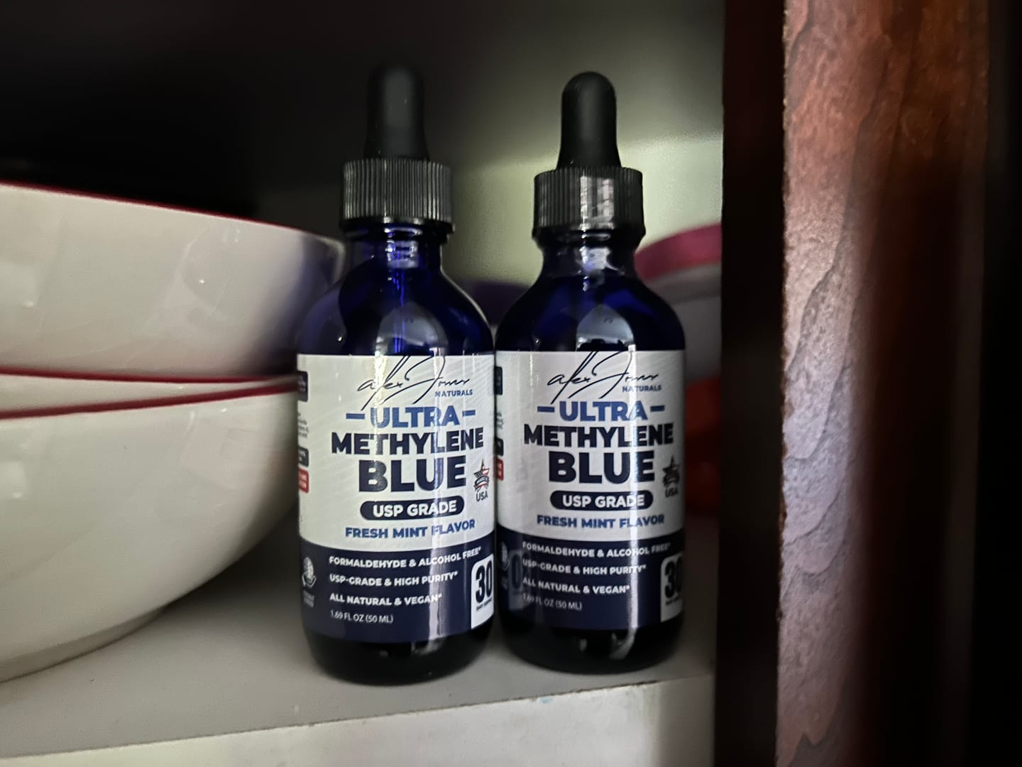 Customer photo review of Ultra Methylene Blue - Fresh Mint Flavor (50mL) (30 Servings)