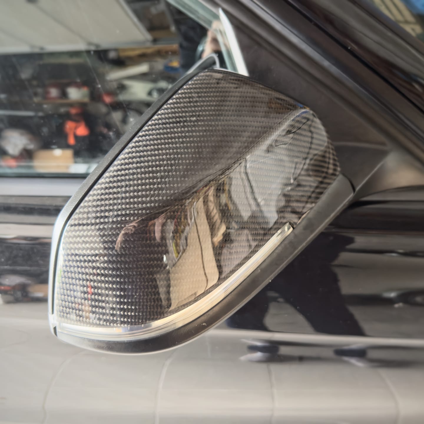 Customer photo review of M-Style Carbon Fibre Mirror Covers For BMW F20/F21/F22/F30/F32/F87 (2012-2019)
