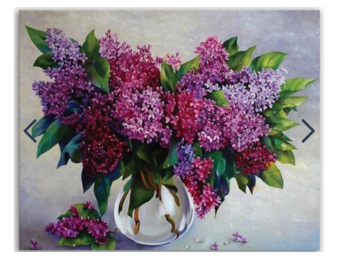 Customer photo review of Purple Flowers Collection