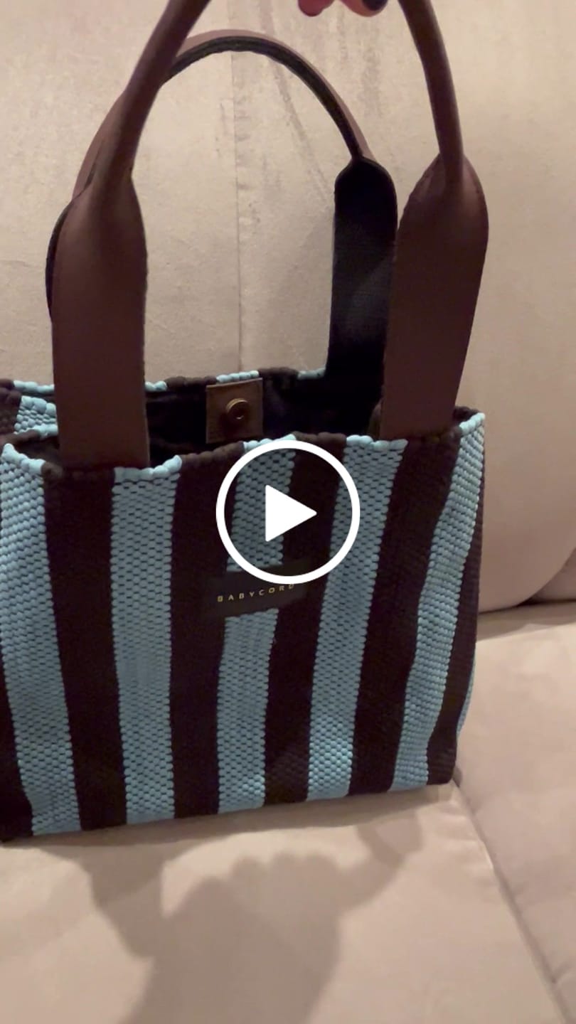 Customer video review of Trinity Tote Bag - Kahve Mavi