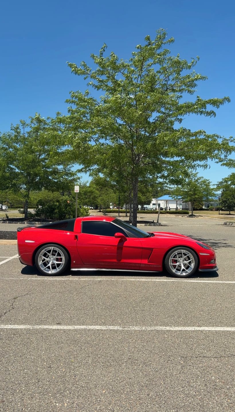 Customer photo review of Corvette C6 Front & Rear Amber Light LED Side Markers Pair