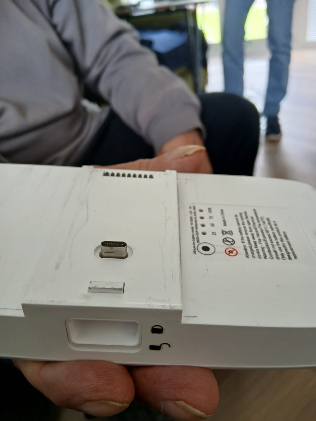 Customer photo review of AC Home Charger for VP-8 Lite Portable Oxygen Concentrator
