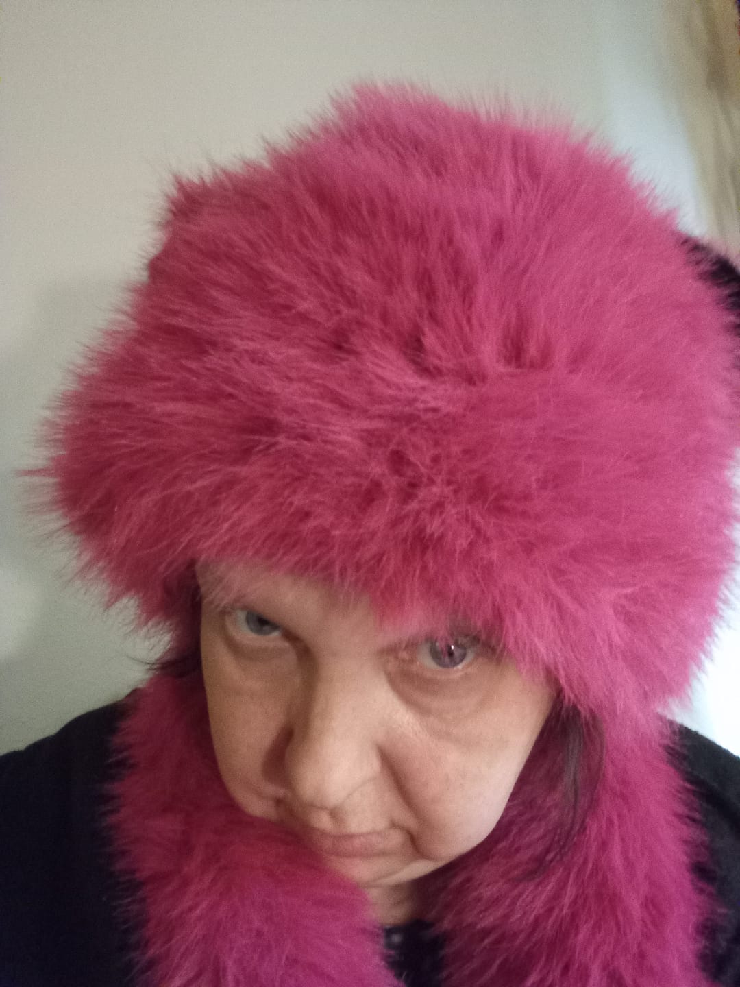 Customer photo review of Kawaii Fuzzy Cat Ears Winter Hood