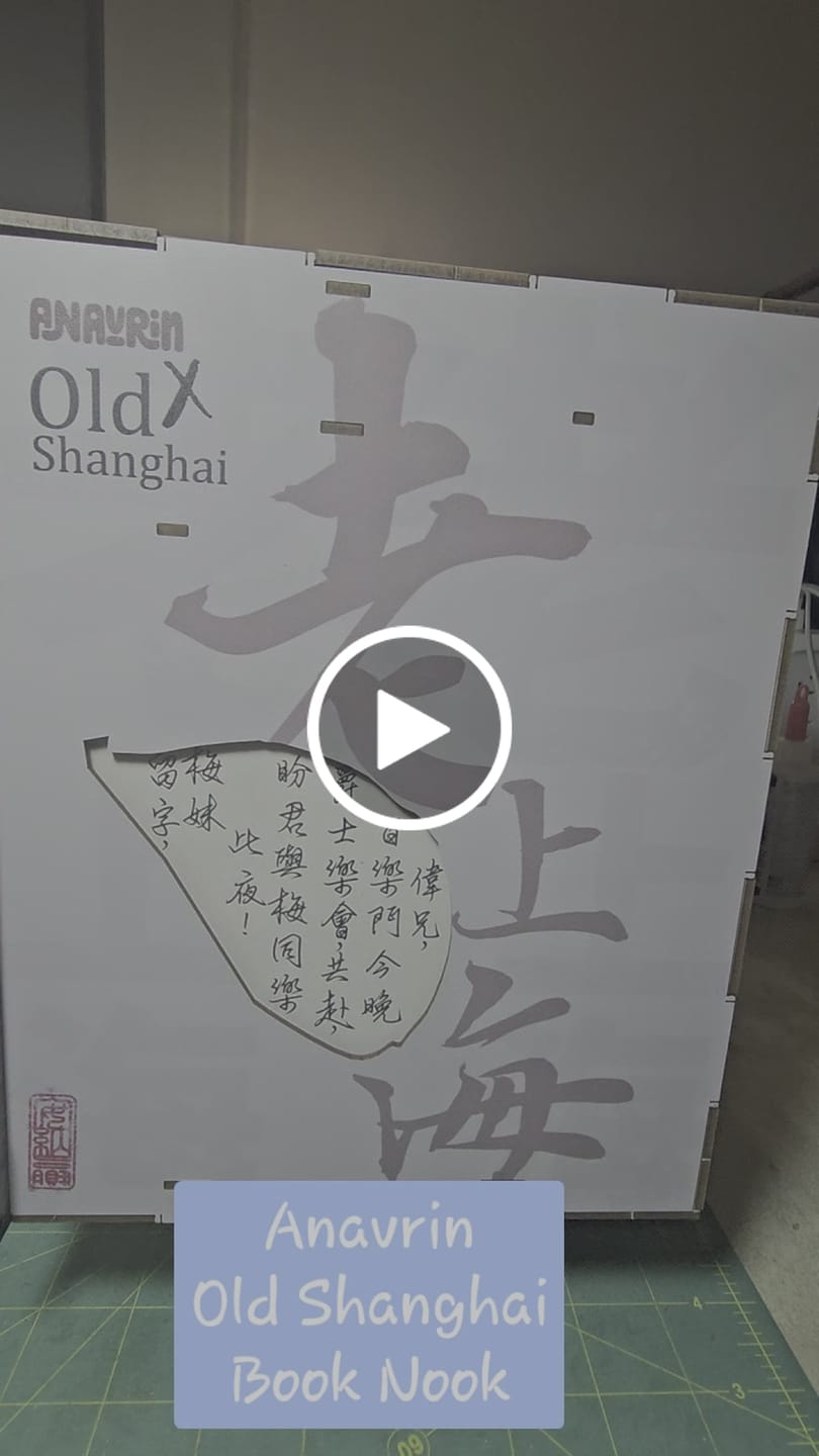 Customer video review of Old Shanghai Book Nook Kit