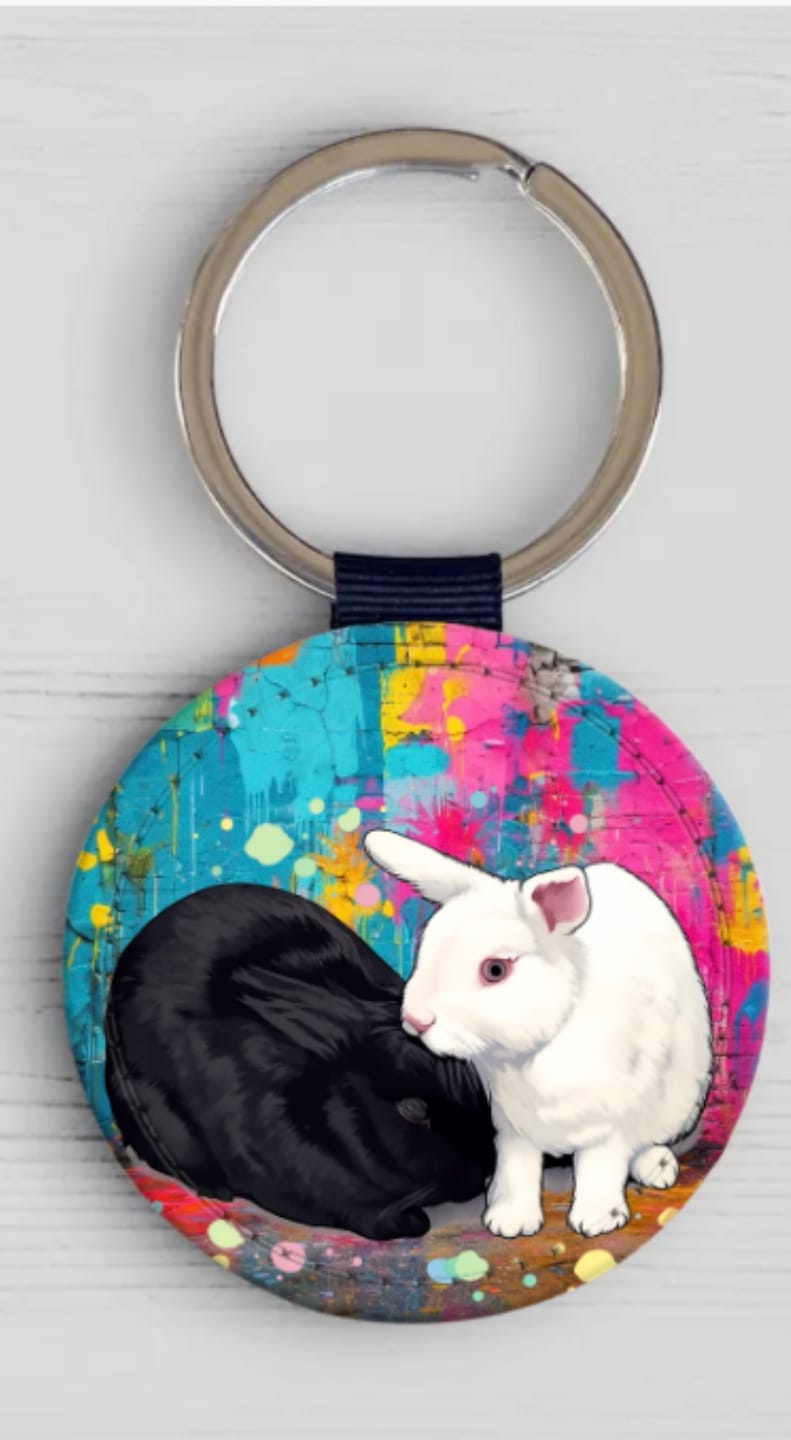 Customer photo review of Streetart - Personalised Keychain