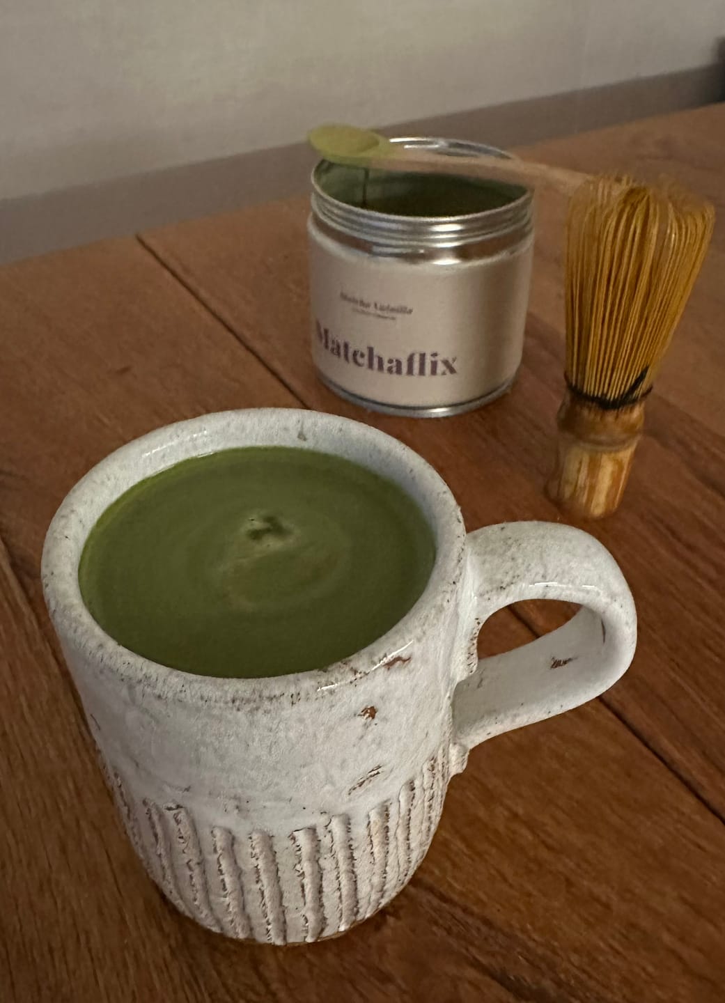 Customer photo review of Té Matcha Vainilla Premium
