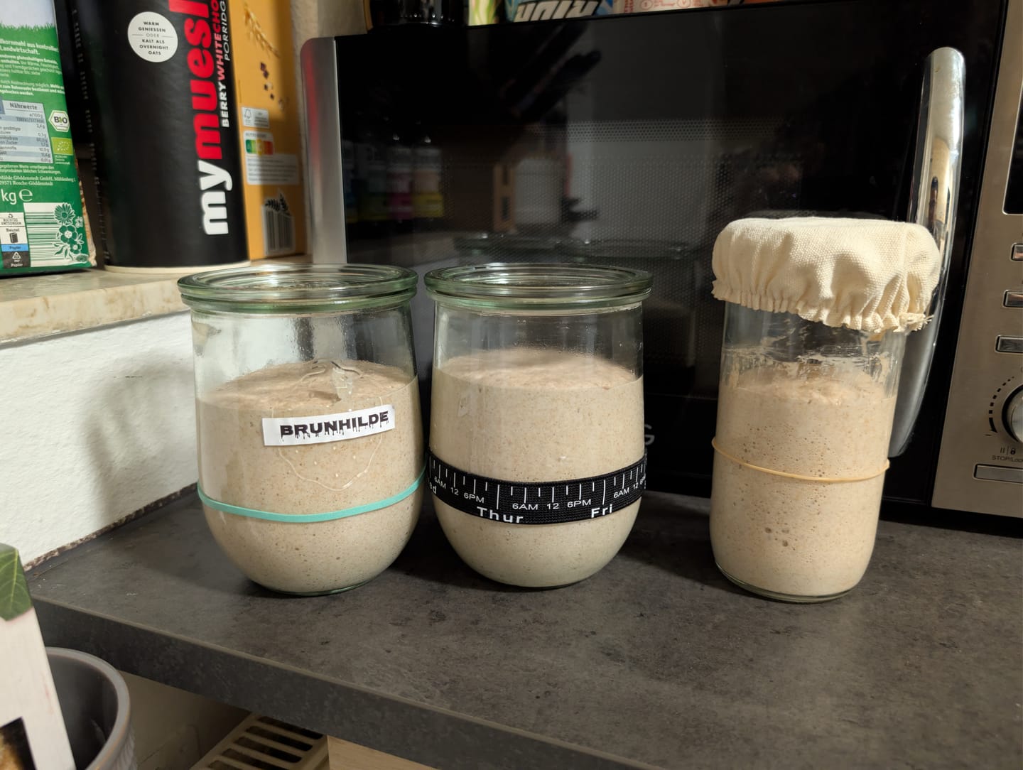 Customer photo review of BIO Sauerteig Komplett-Set mit Gärglas