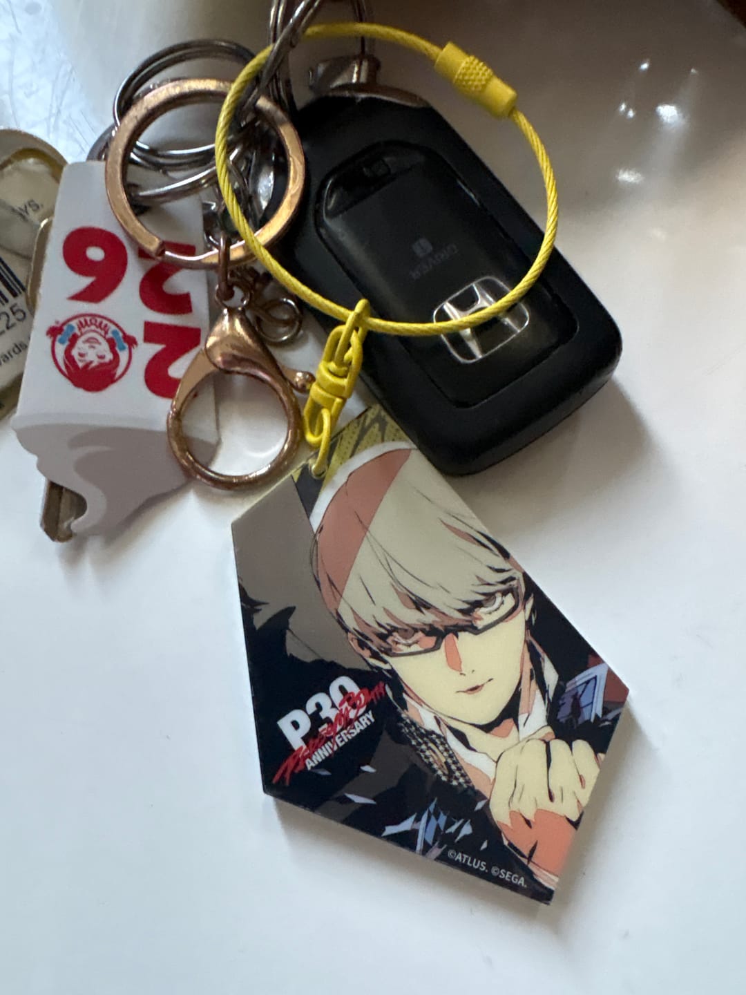 Customer photo review of Persona 30th Anniversary - Sega Acrylic Pendant