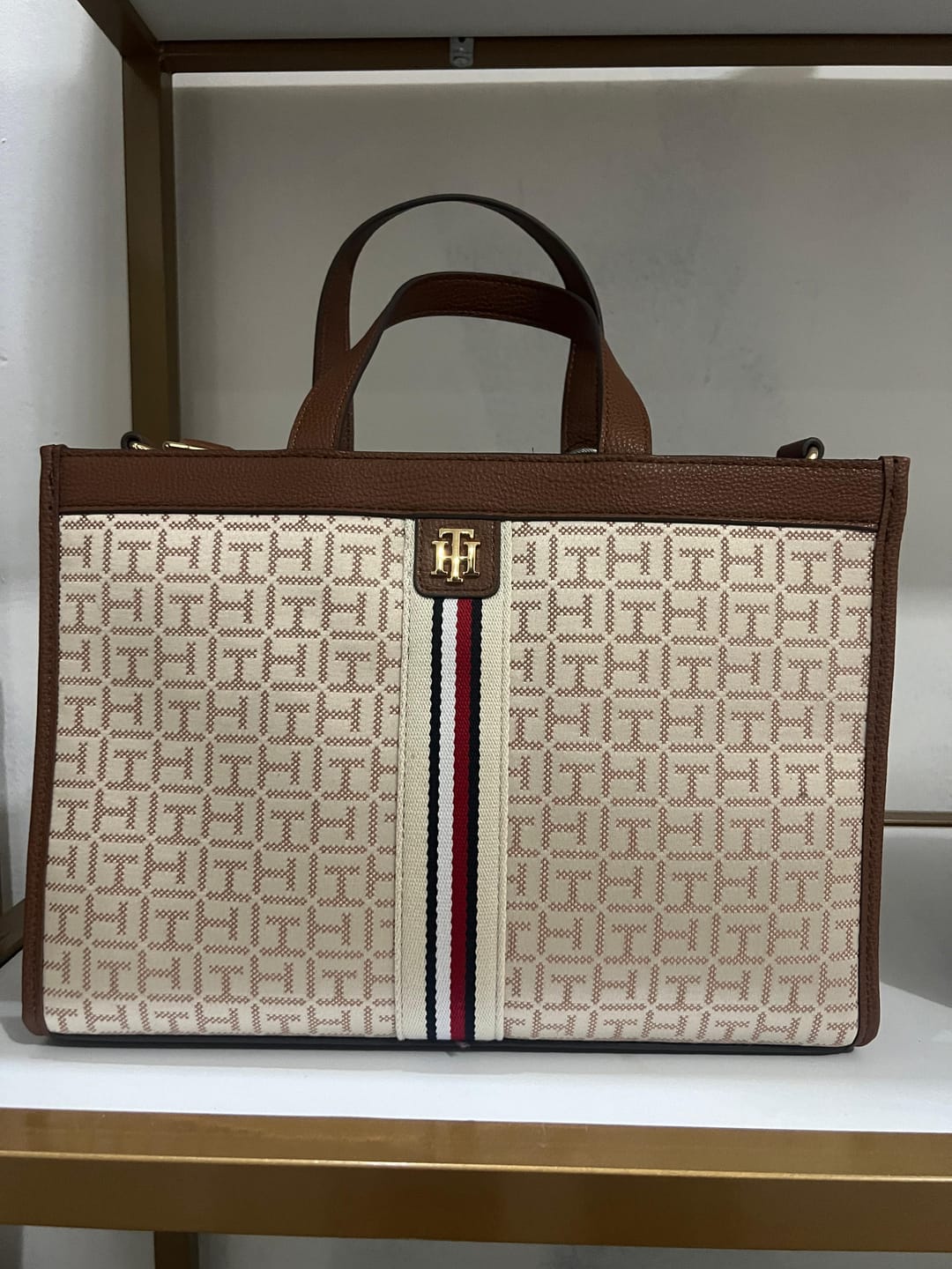 Customer photo review of Crossbody Steve Madden Blanco Monograma