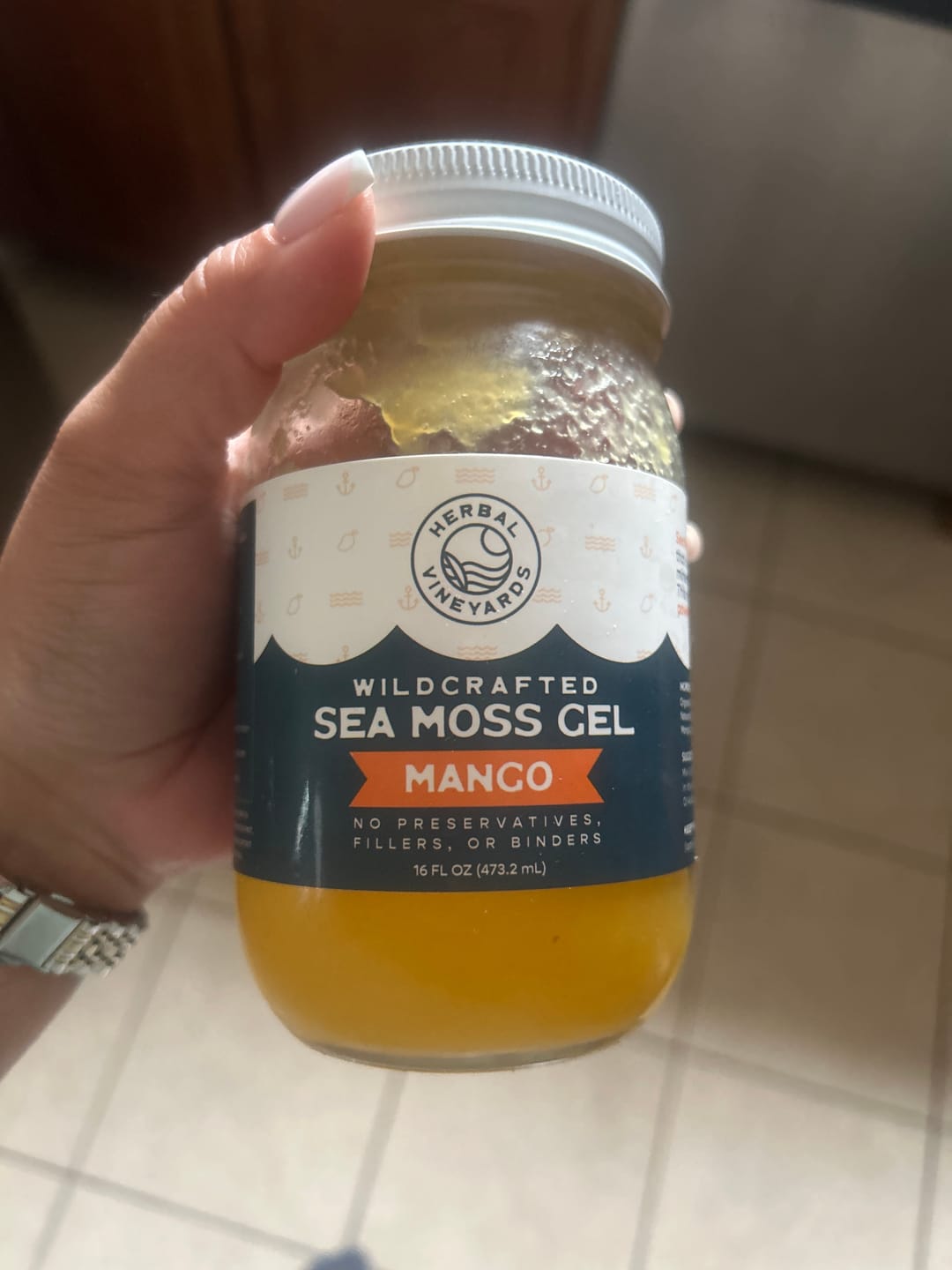 Customer photo review of Flavored Sea Moss Gel Trio Bundle