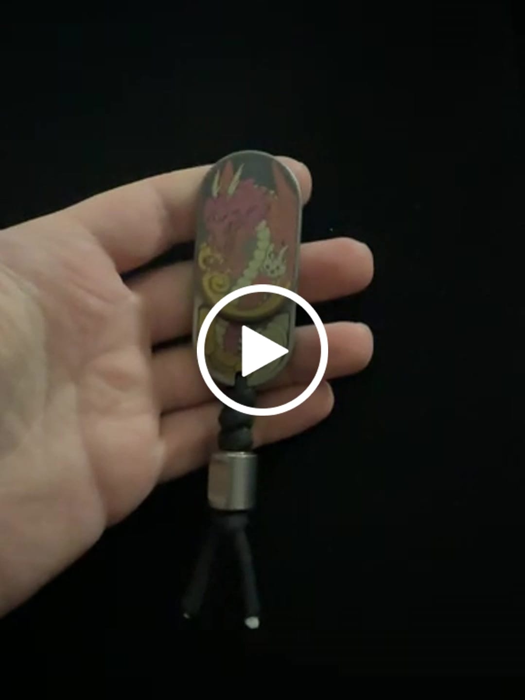Customer video review of MOT Titanium Dragon Groove Fidget Slider